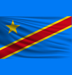 Flag Of Dr Congo