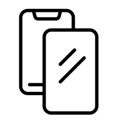 Phone Case Icon Outline Mobile Cover