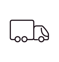 Flat Bold Truck Icon