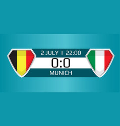 Belgium Vs Italy Soccer Match Score