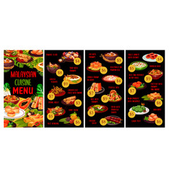 Malaysian Cuisine Menu Meals Asian Food