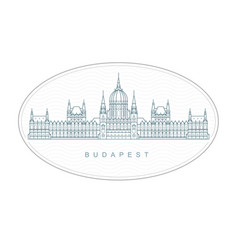 Budapest Stamp - Hungarian Parliament Building