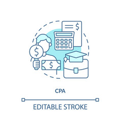 Cpa Turquoise Concept Icon