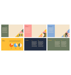 Geometric Composition Pitch Deck Templates