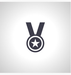 Medal Icon With Star Icon