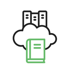 Cloud Library Icon Image