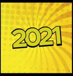 Colorful Comic Zoom New Year 2021