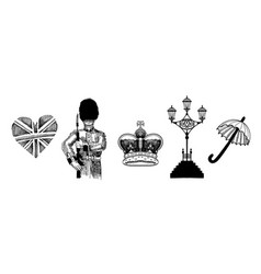 Doodle Great English London Symbols