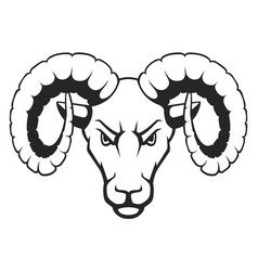 Ram Head Wild Sheep Animal Black Icon