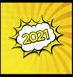 Colorful Comic Zoom New Year 2021