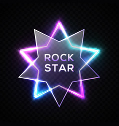 Rock Star Neon Sign Night Music Signboard