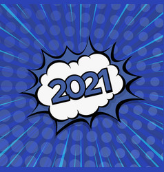 Colorful Comic Zoom New Year 2021