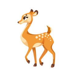 Cute Baby Deer With Spots As Adorable Hoofed