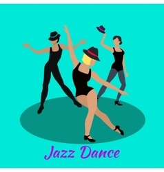 Jazz Dance Concept Flat Design