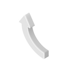 3d Isometric Up Growth Arrow Icon Tending