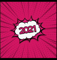 Colorful Comic Zoom New Year 2021