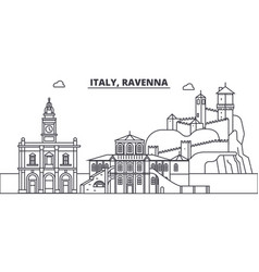 Italy Ravenna Line Skyline