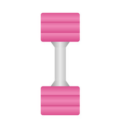 Pink Dumbbell Icon