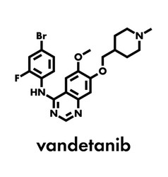 Vandetanib Cancer Drug Molecule Kinase Inhibitor