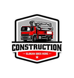 Concrete Pump Truck Logo