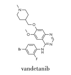 Vandetanib Cancer Drug Molecule Kinase Inhibitor