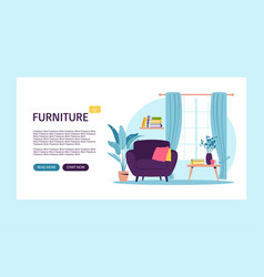 Furniture Landing Page Of Interior Room