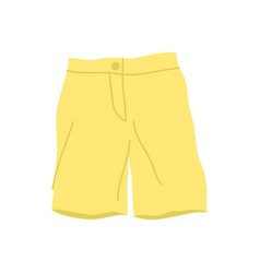 Cartoon Clothes Male Yellow Shorts