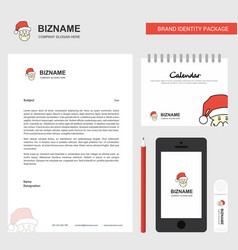 Santa Clause Business Letterhead Calendar 2019