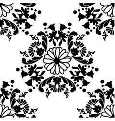 Black And White Floral Pattern