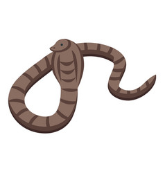 Desert Snake Icon Isometric Arabian