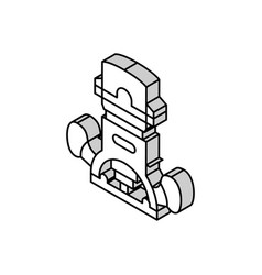 Wood Router Tool Isometric Icon