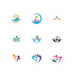 Family Care Love Logo And Symbols Design