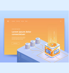 Pc Hardware Shop Orange Landing Page Template