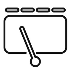 Clean Windscreen Icon Outline Auto