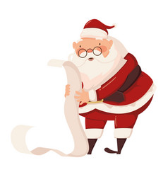 Santa Claus Reading Gifts List