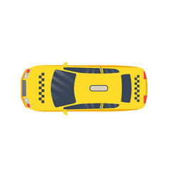 Taxi Top View Concept