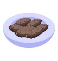 Bedouin Food Icon Isometric Arabian Camel