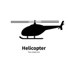 Black Helicopter Silhouette