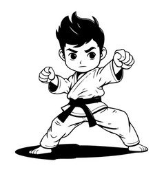 Taekwondo Boy Of A Karate Boy