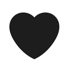 Black Heart Icon Image