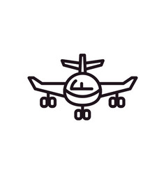 Flat Bold Aircraft Icon