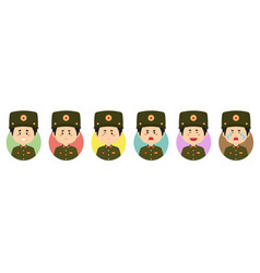 North Korea Avatar With Various Expression