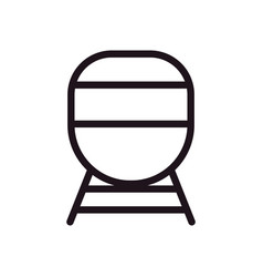 Flat Bold Trian Icon