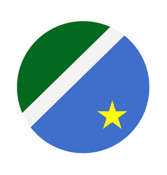 Circle Badge Mato Grosso Do Sul Flag