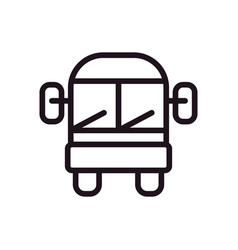 Flat Bold Bus Design