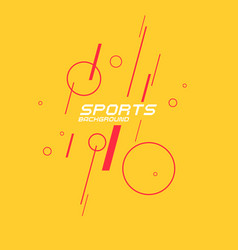 Sports Poster Abstract Background With Geometric