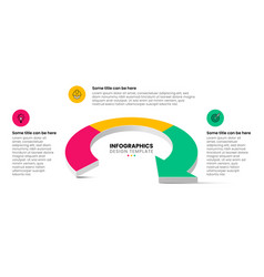 Infographic Template 3d Arrow With 3 Steps