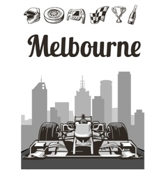 Vintage Poster Grand Prix Melbourne