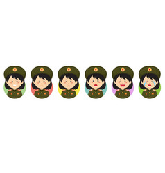 North Korea Avatar With Various Expression