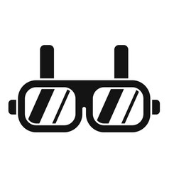 Cinematic Vr Glasses Icon Simple Cyber